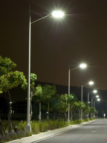 Architectural street poles for urban development